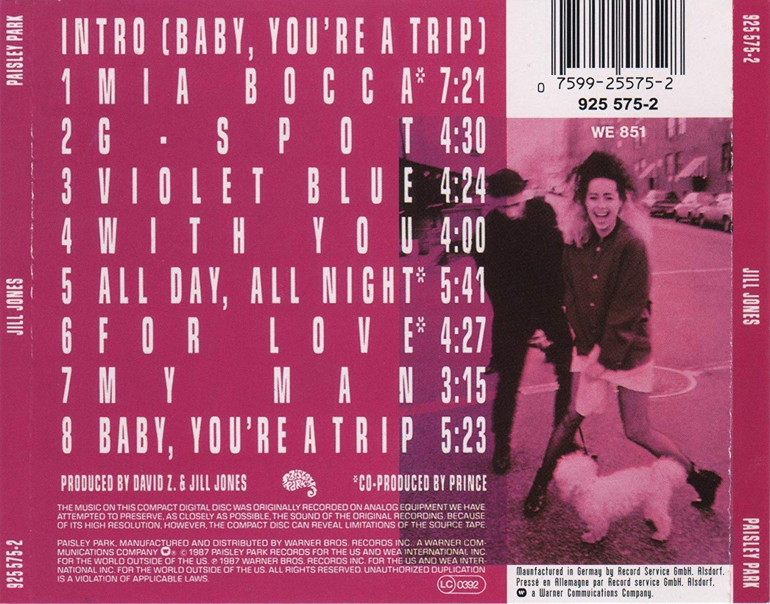 ジルジョーンズ jill jones prince プリンス Jill Jones Lp Prince | eBay